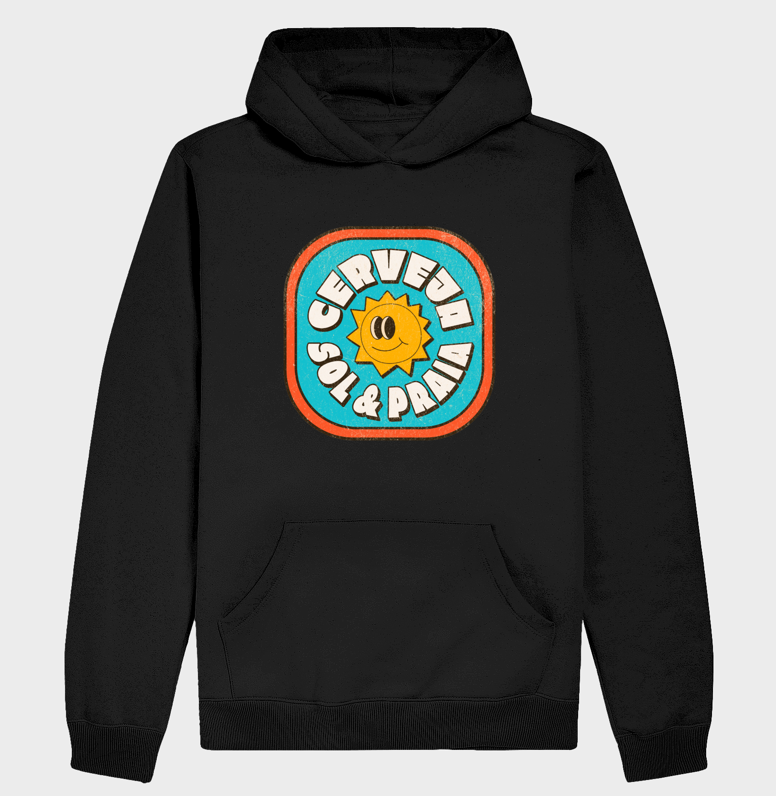 Moletom - cerveja, praia e sol