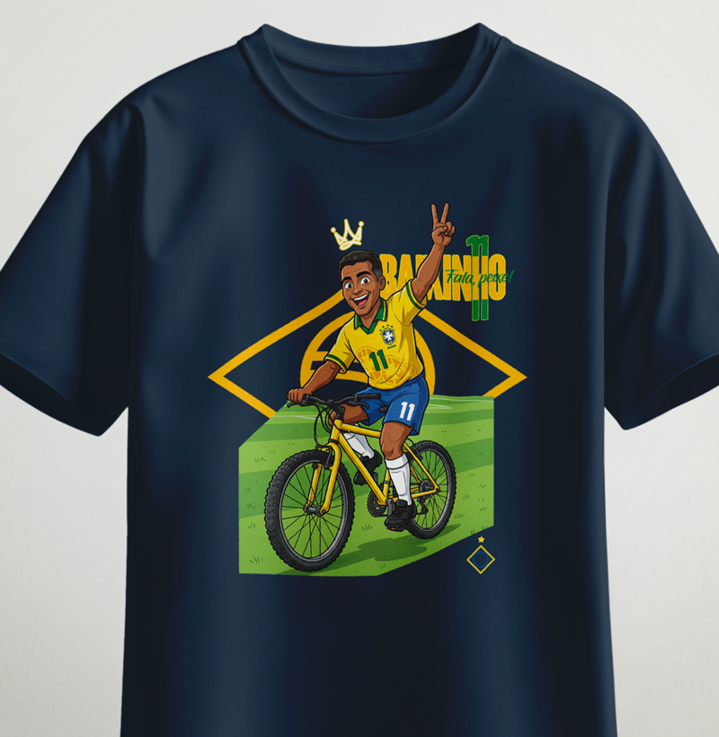 Romário pedalando