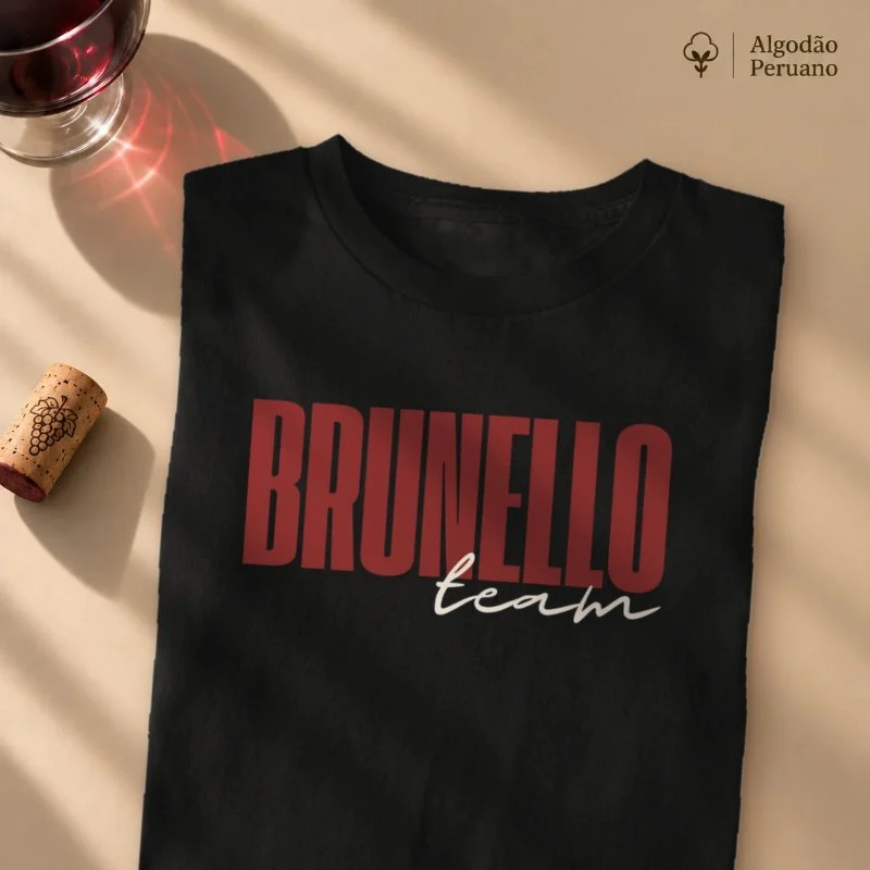Camiseta Brunello Team - Camiseta Algodão Peruano