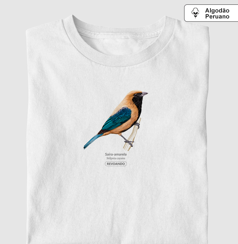 Cores Aladas - Saíra-amarela - Algodão Peruano