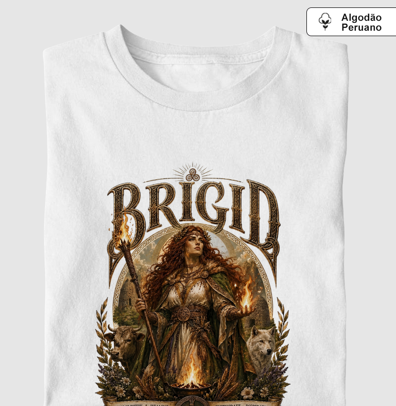 Brigid Festival - Camiseta Algodão Peruano