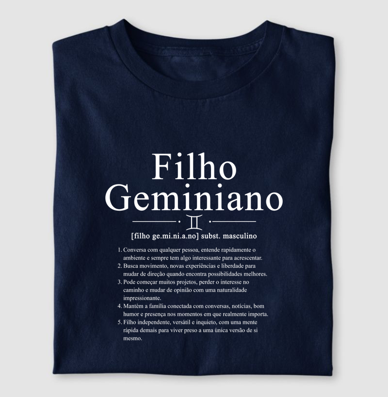 Filho geminiano (adulto) ♊