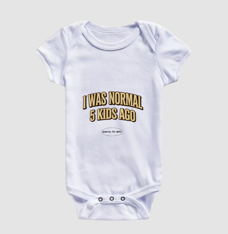 Body Infantil Basketball I was normal 5 kids ago