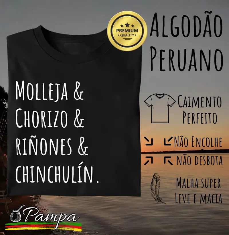 Camiseta Miúdos Parrilla (Premium)