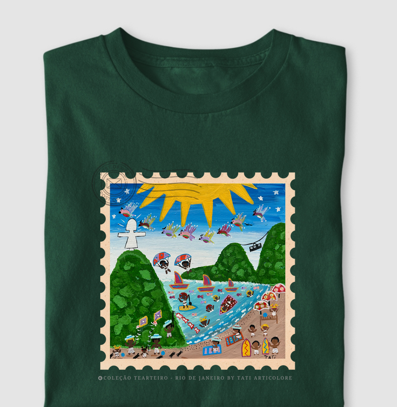  Camiseta Adulto Rio de Janeiro by Tati Artecolori