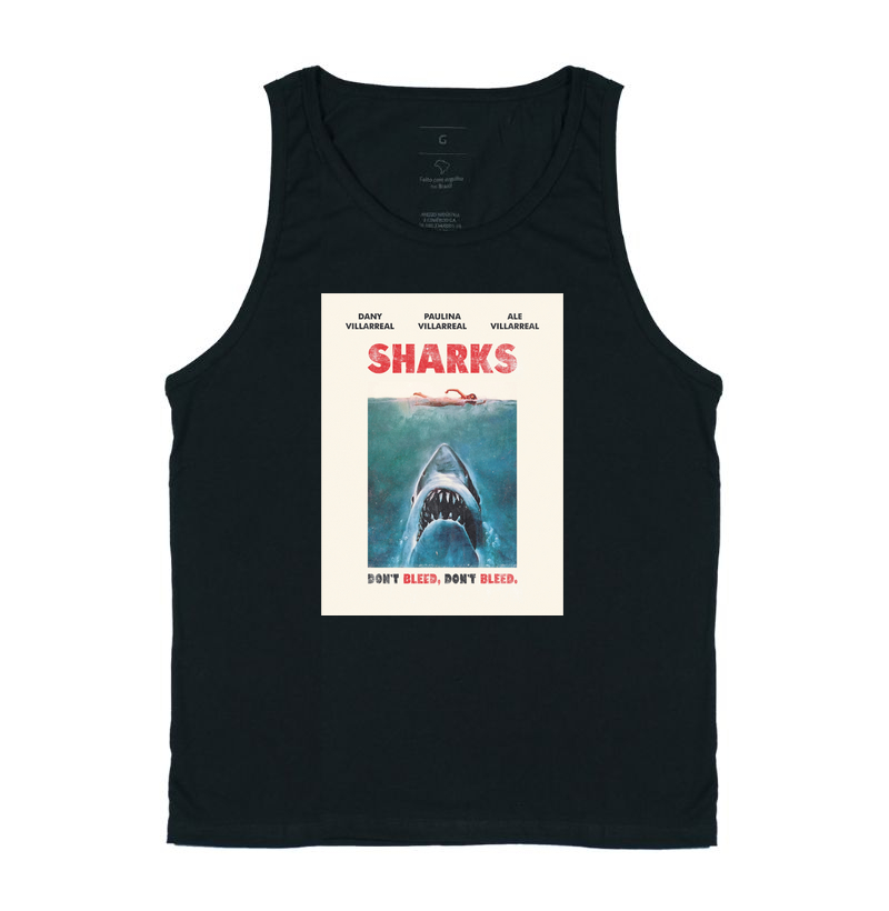 SHARKS Tank-Top (Black)