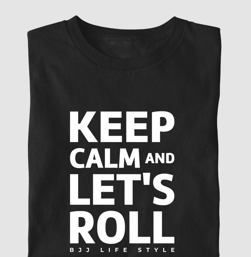 Camiseta Infantil Keep Calm and Let`s Rool