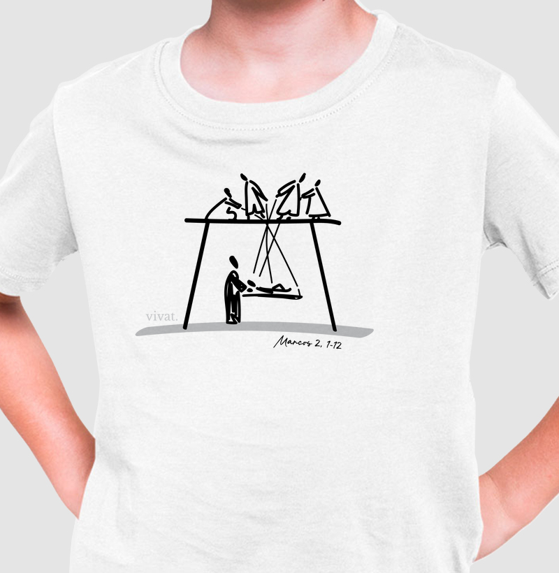 A Cura do Paralítico Camiseta Infantil