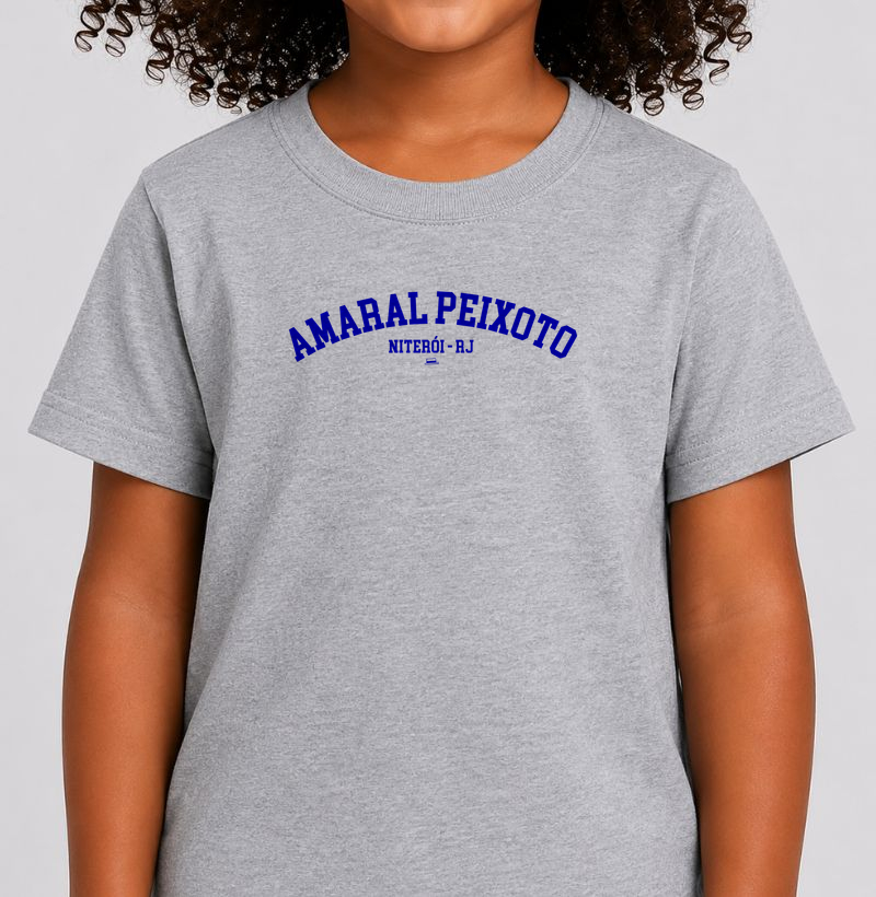 Amaral Peixoto - Azul e Branco - Camiseta Infantil