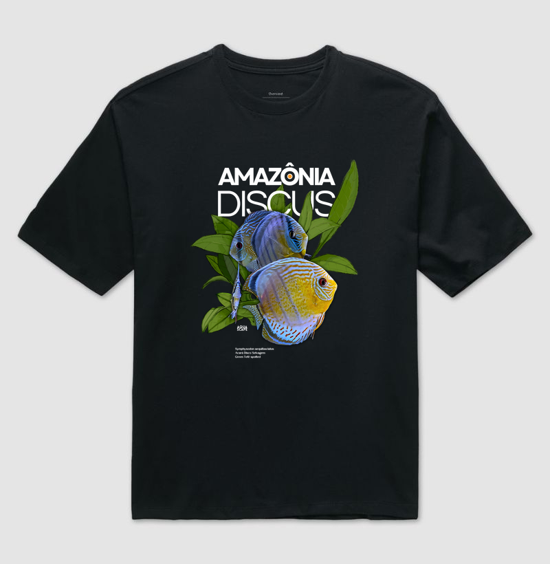 Green Tefé spotted - Acará Disco Selvagem - Amazônia Discus Seleção Premium