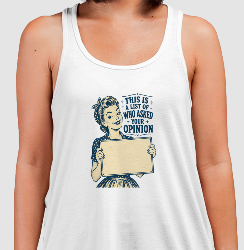 This is a List of Who Asked Your Opinion