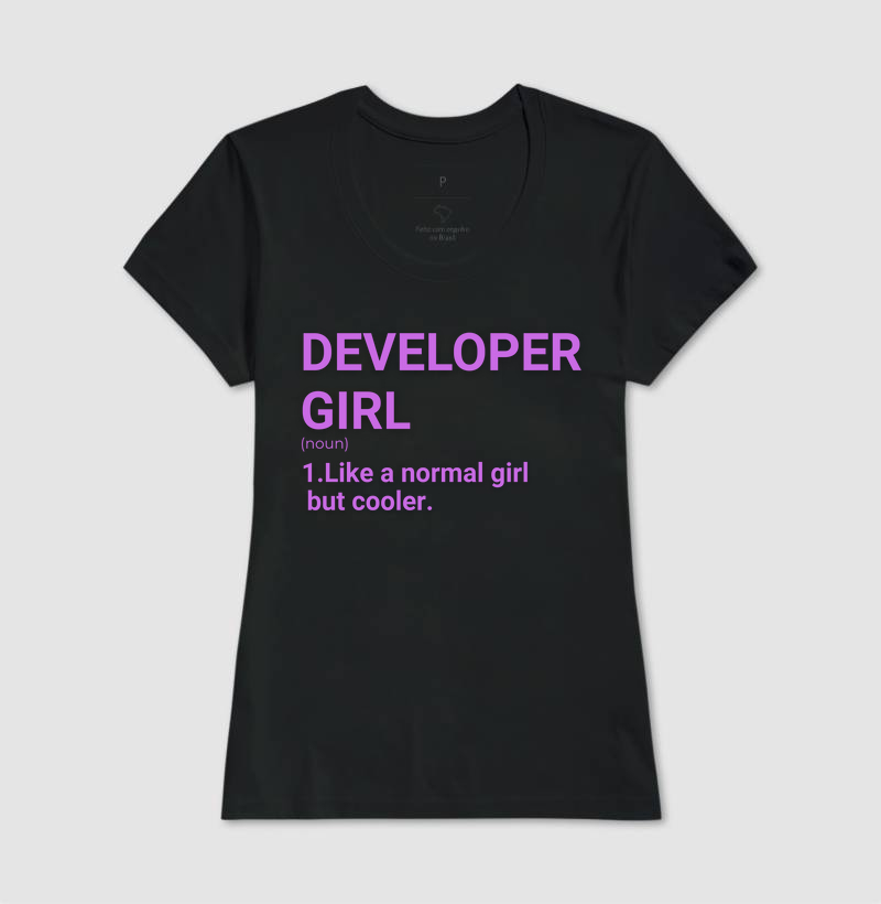 Camiseta Developer Girl