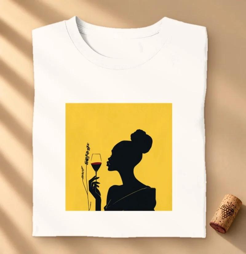 Camiseta Elegância em Cada Gole