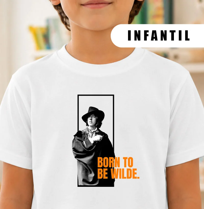 Camiseta - Oscar Wilde - Born to be Wilde