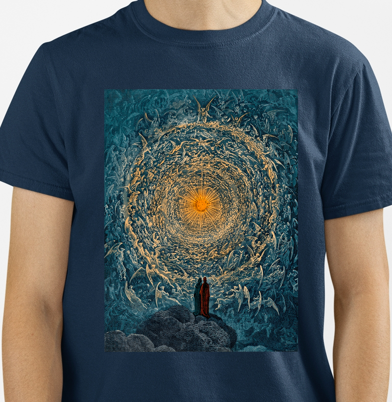 Camiseta Gustave Doré Divina Comédia 