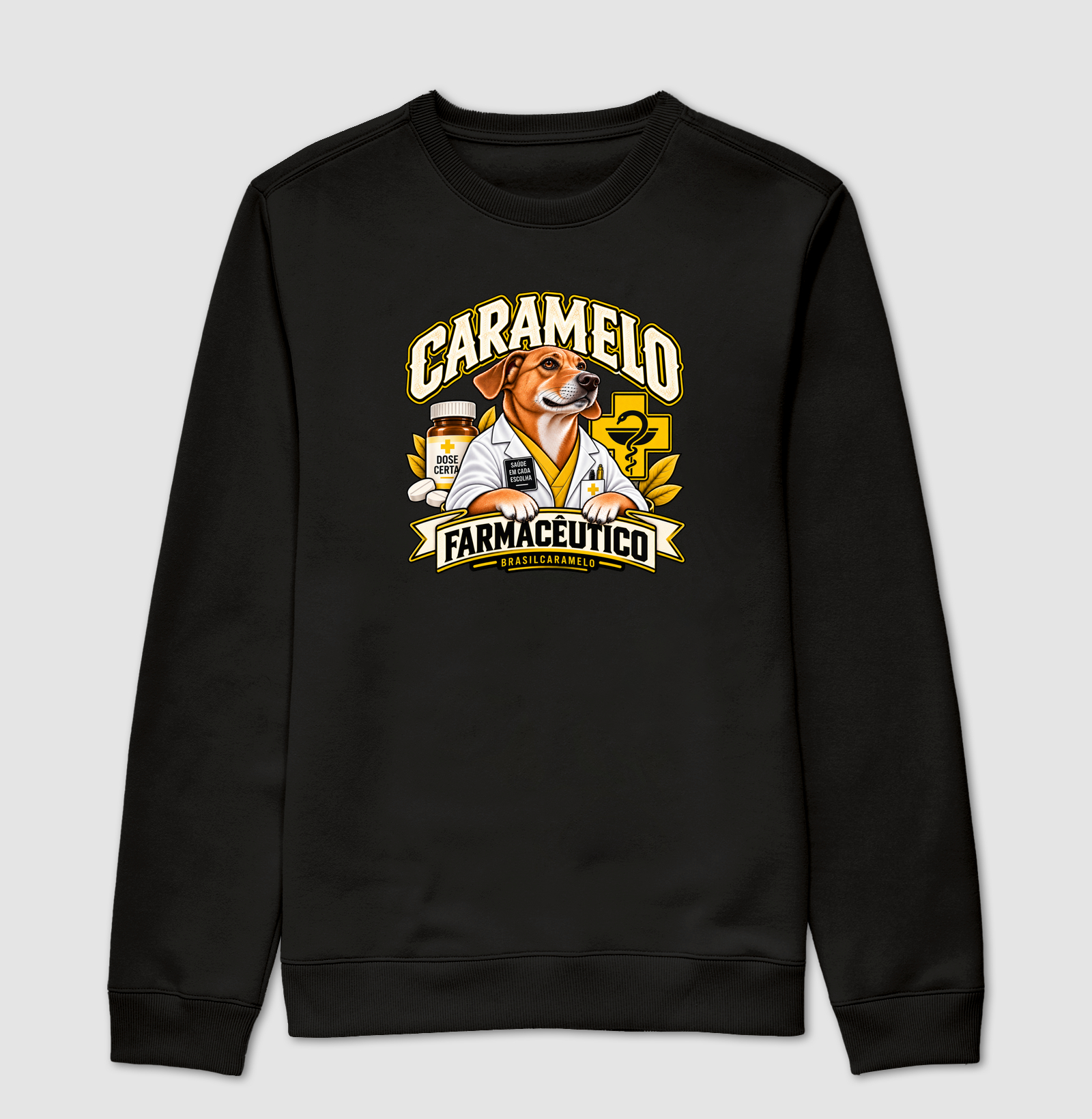 Caramelo Farmacêutico - Suéter Moletom