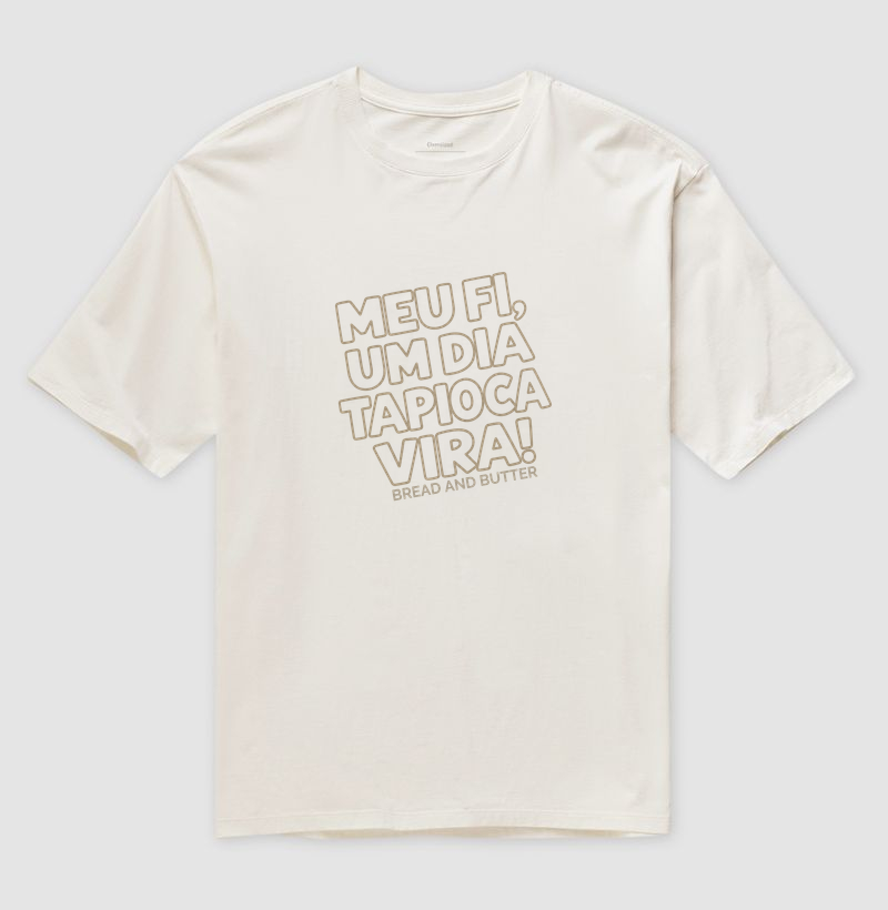 Camiseta Oversized Tapioca