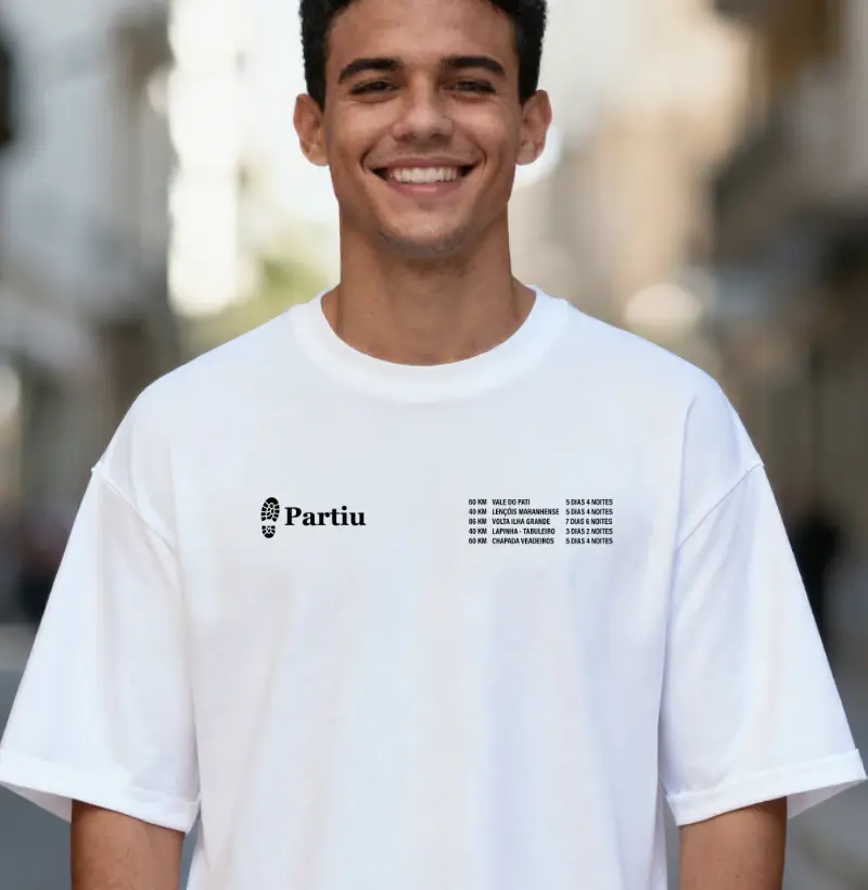 Camiseta Oversized Alma Outdoor | Trilhas Paradisíacas