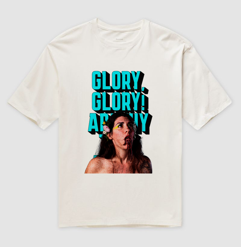 Camiseta Oversized Glory, Glory! Apathy Took Helm! - Vile Creature