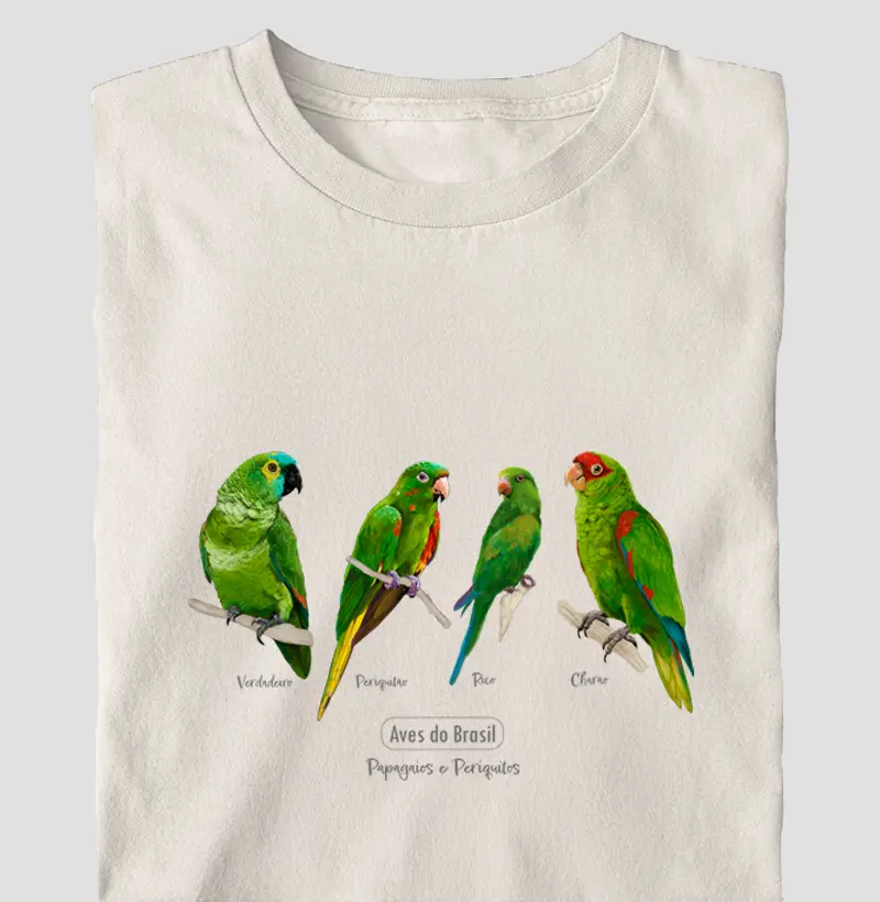 Aves do Brasil - Coletivo Psitas Verdes - Oversized
