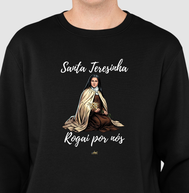 Santa Teresinha - Rogai por nós - Caligrafia