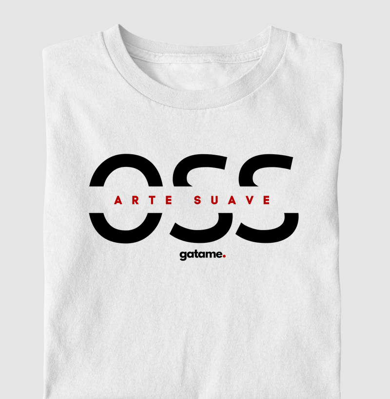 Camiseta “Oss Arte Suave” – Espírito do Jiu-Jitsu em Algodão Premium