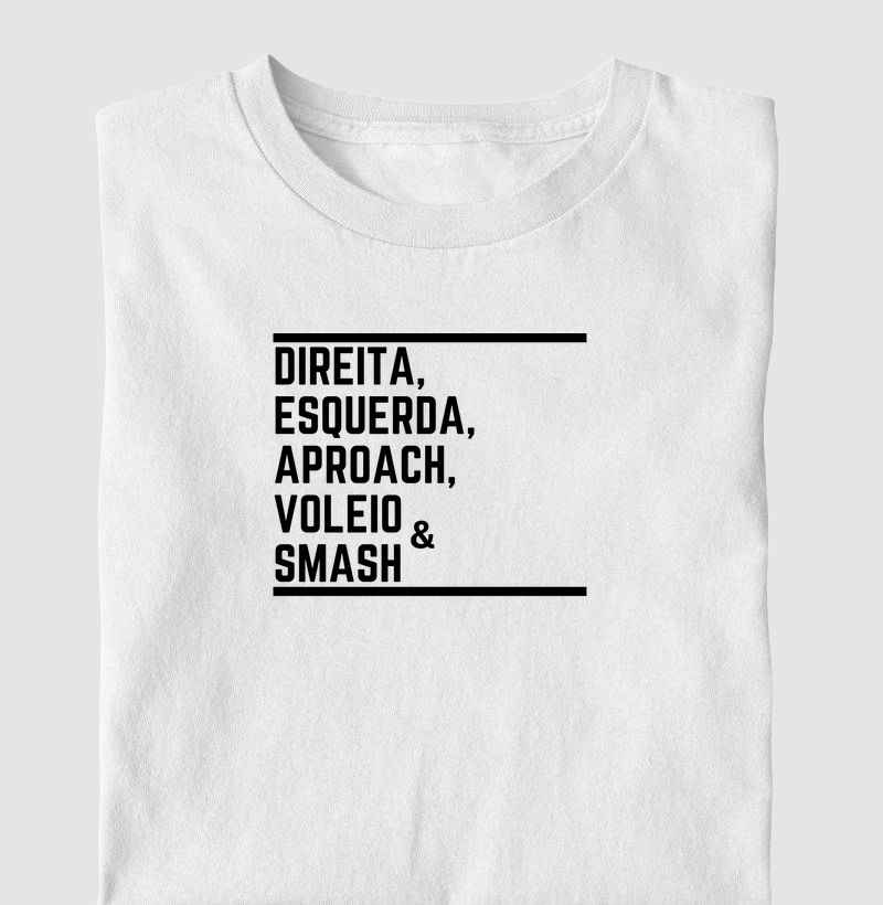 Direita Esquerda Aproach Voleio Smash