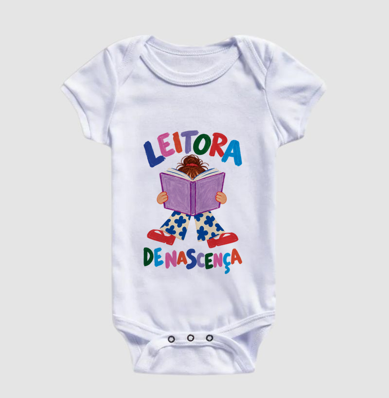 Leitora de nascença - Body Infantil