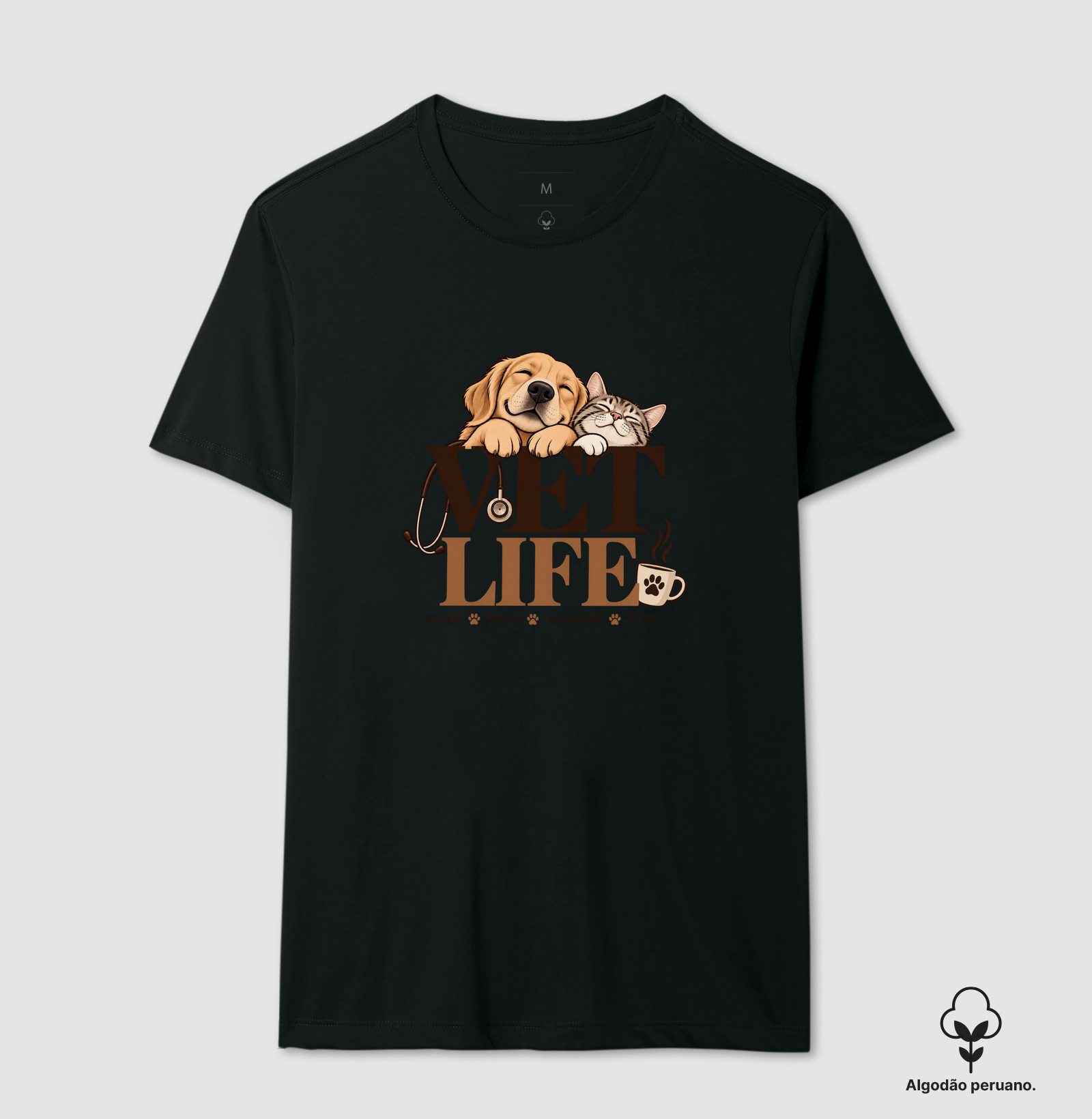 Vet Life - Camiseta Algodão Peruano