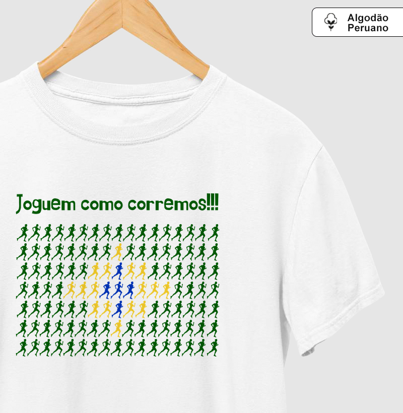 Joguem como corremos - bandeira