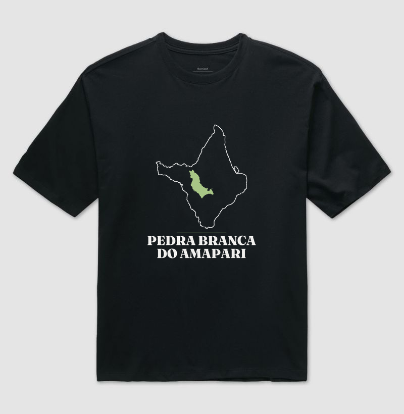 Pedra Branca do Amapari | Traço AP - Camiseta Oversized