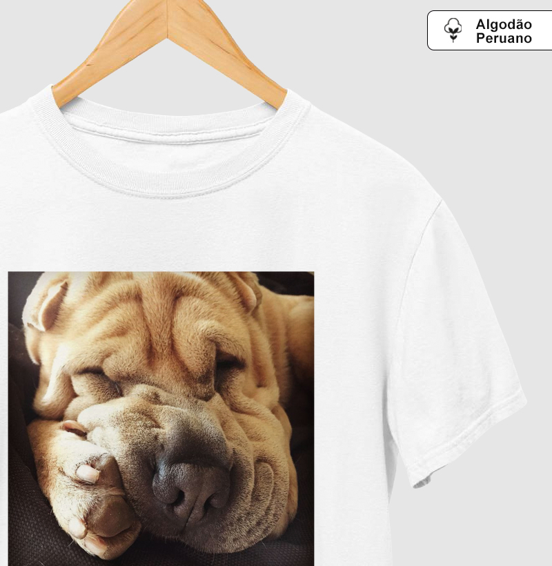 Sleeping Sharpei - Produto Premium - Algodão Peruano