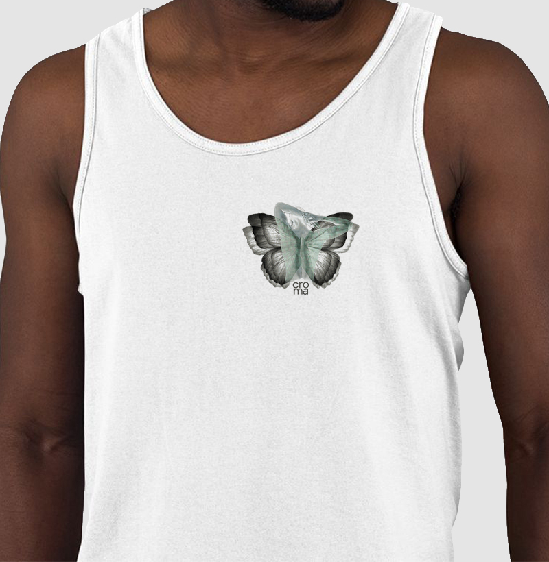 Camiseta Regata Homem Borboleta