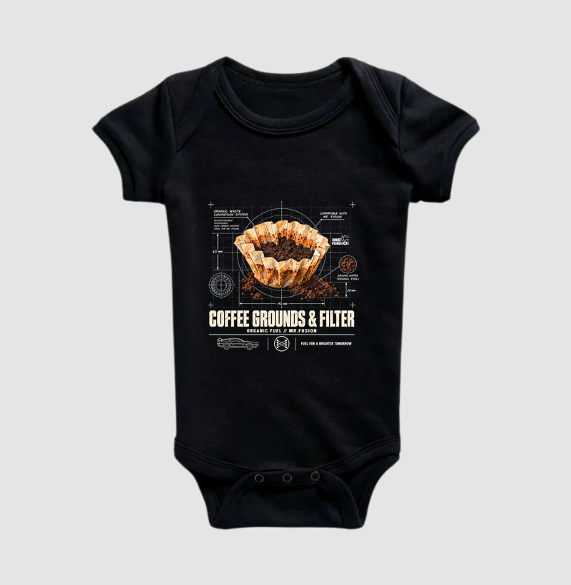Coffee Grounds & Filter Organic Fuel - Body Infantil