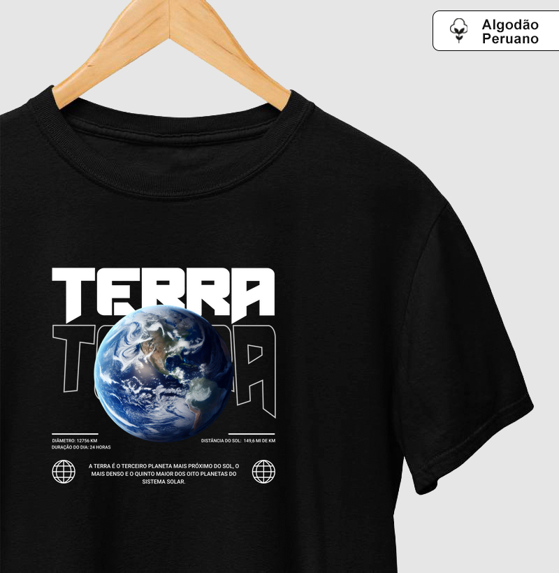 Terra - Camiseta Algodão Peruano