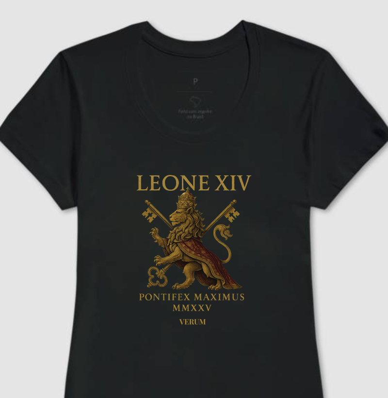 Camiseta Papa Leão XIV – Pontifex Maximus MMXXV | Camiseta Católica