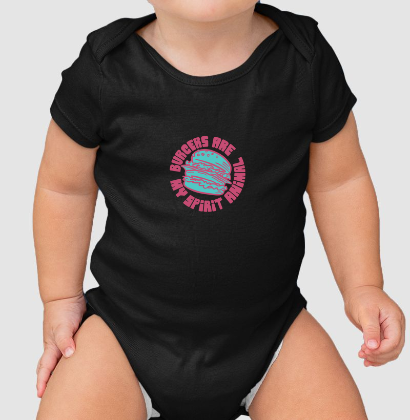 Body Infantil Burger Spirit