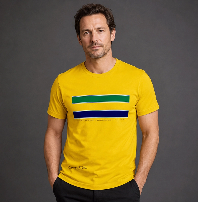 O Chefe LEGENDS EDITION #001 inspirada em Ayrton Senna