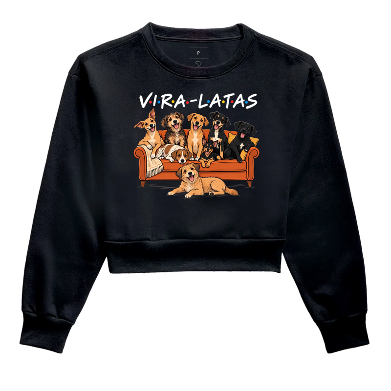 V.I.R.A.L.A.T.A.S - Cropped Moletom