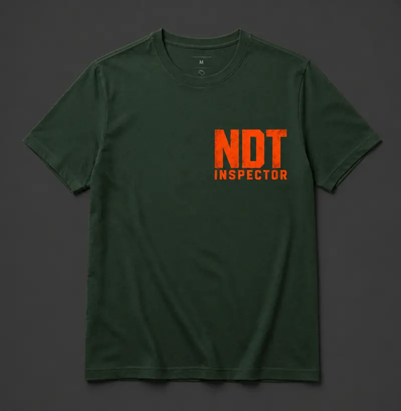NDT Inspector no Peito - Inspetor END