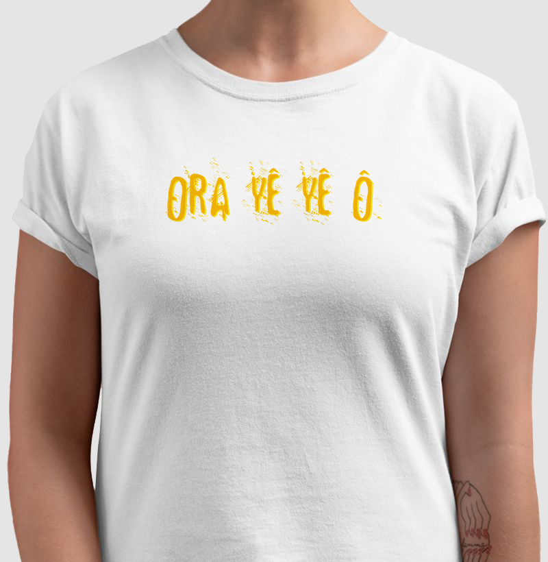 camiseta OXUM saudação