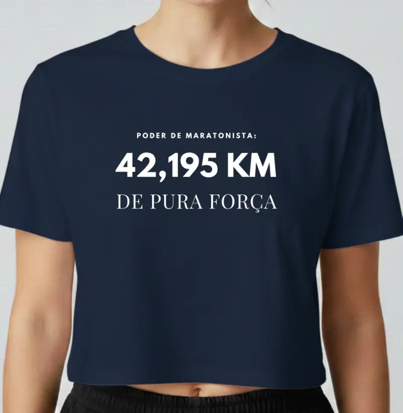 Cropped Poder de Maratonista
