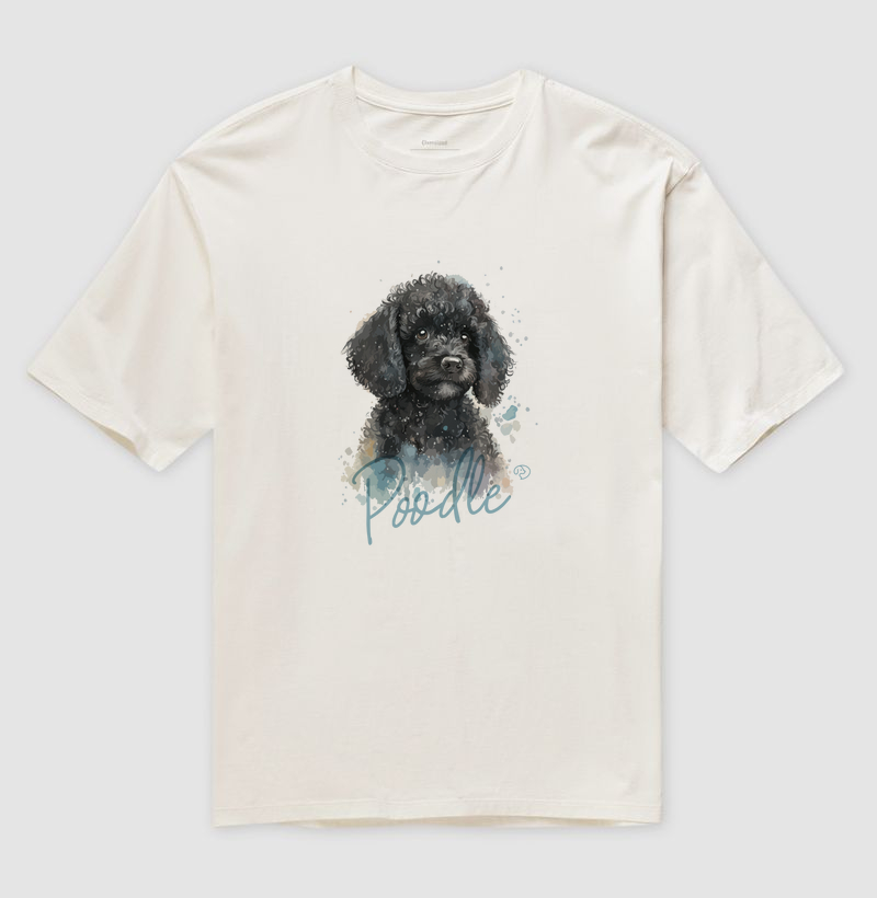Poodle Preto Splash