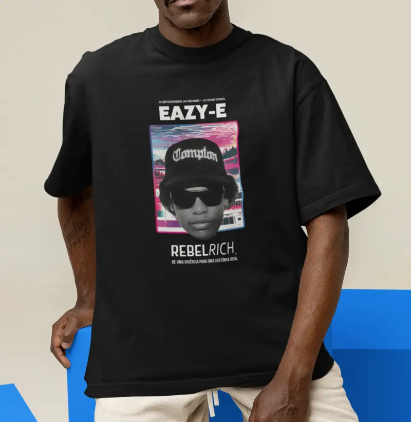 Eazy - E N° 2 Oversized Preta
