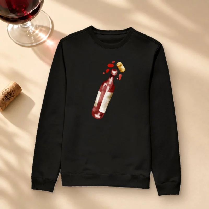 Camiseta Explosão do Vinho - Suéter Moletom