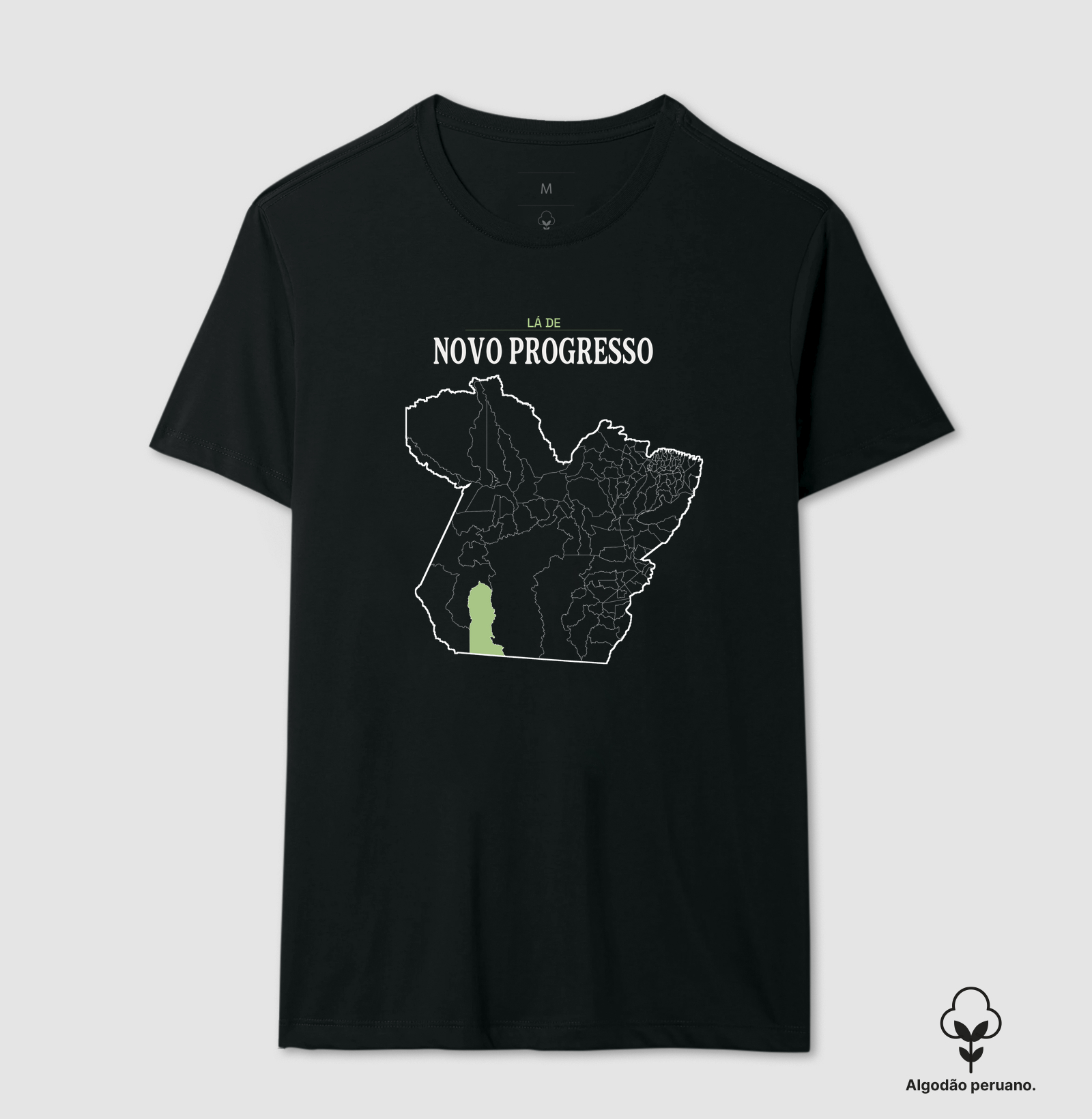 Novo Progresso | Território PA - Camiseta Algodão Peruano