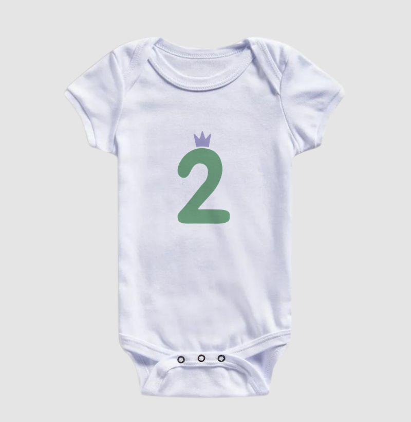 Body Infantil 2 Verde