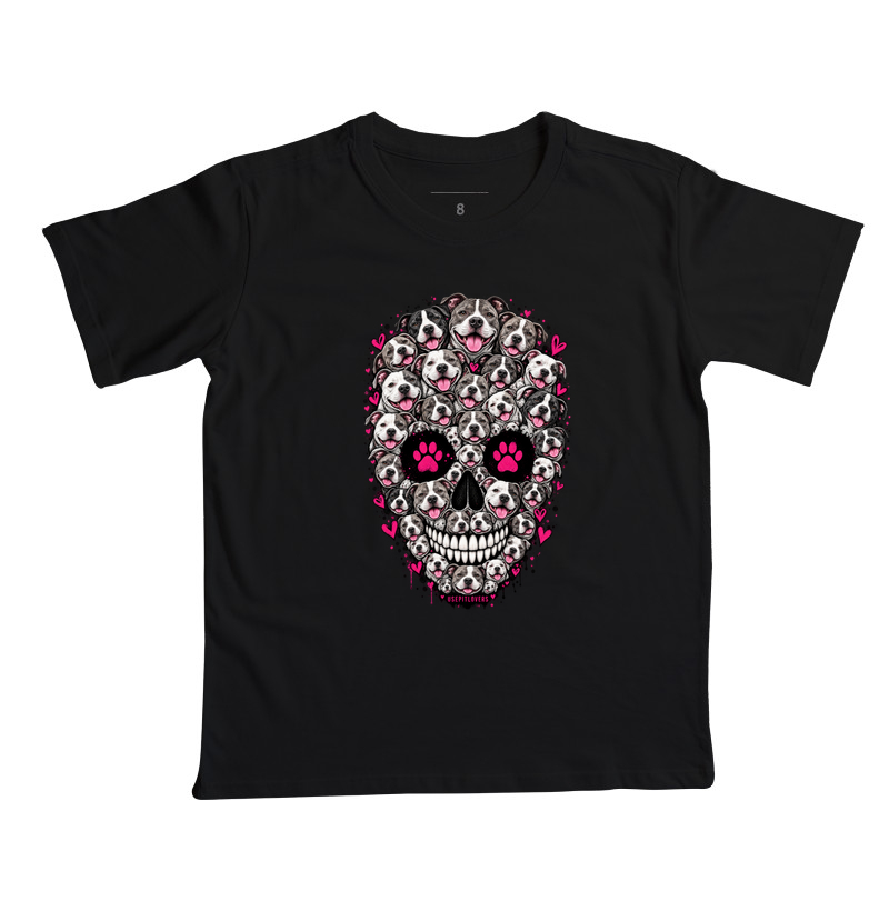 PIT LOVER ATÉ OS OSSOS - Camiseta Infantil