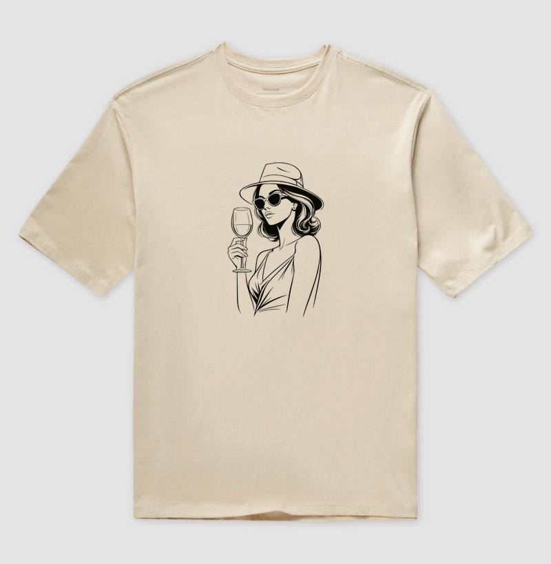 A Degustadora Elegante - Camiseta Oversized