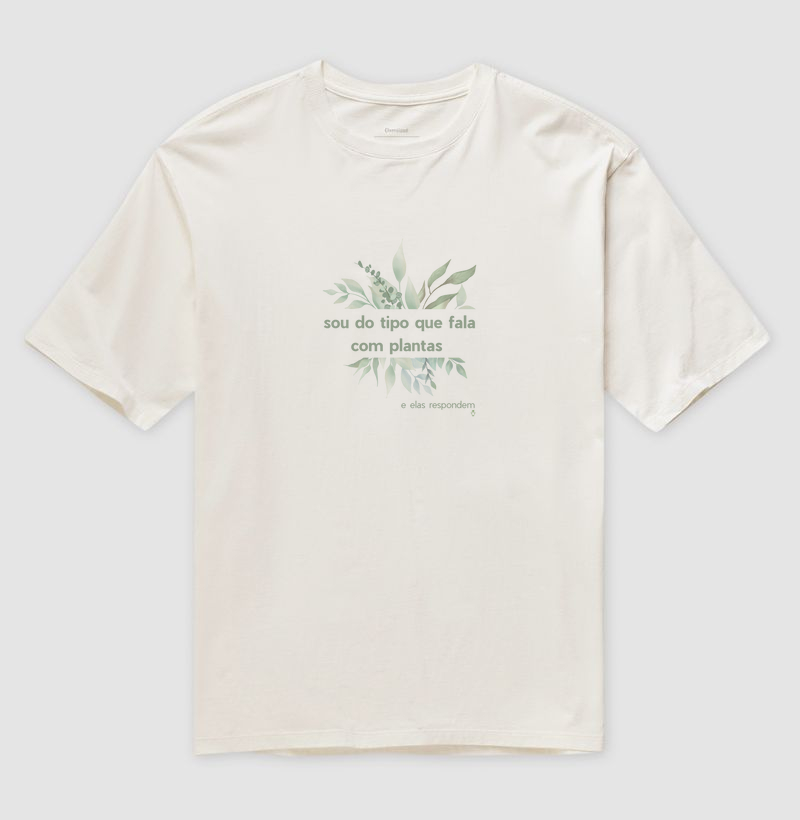 sou do tipo que fala com plantas